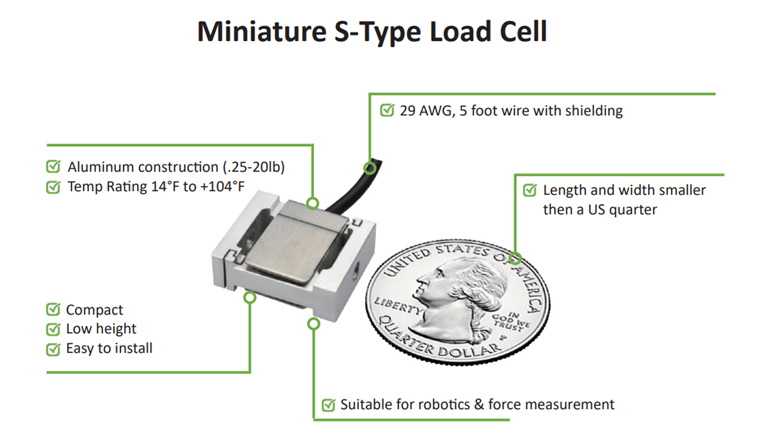 miniature s type load cell