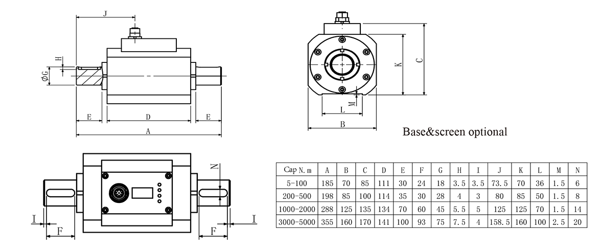 Shaft to Shaft Dynamic Torque Transducer