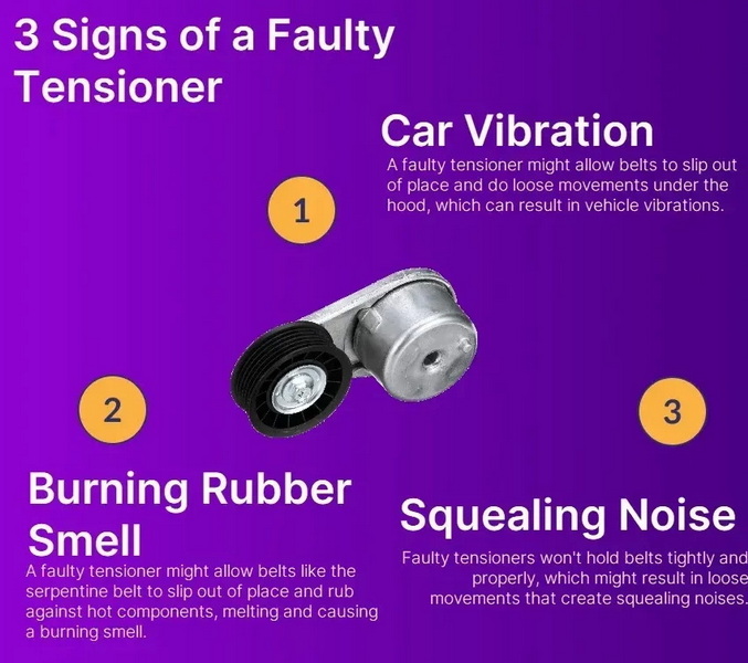 faulty tensioner