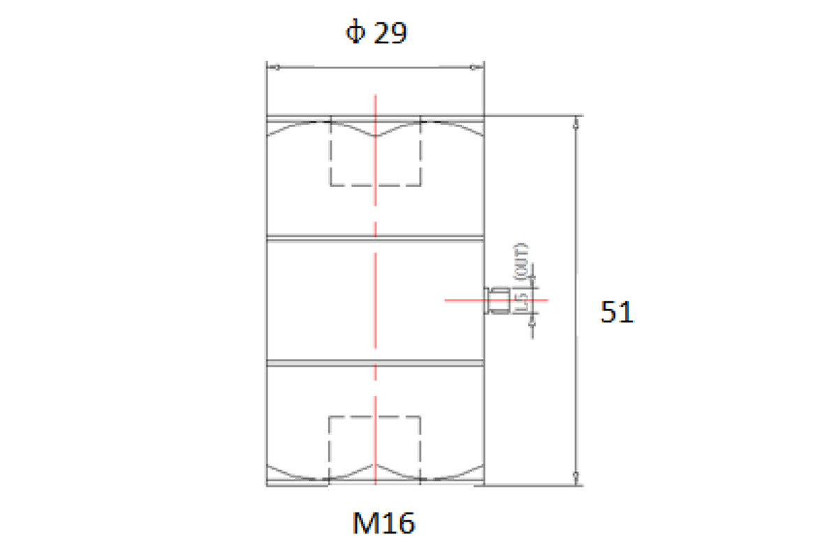 Dynamic tension compression quartz load cell