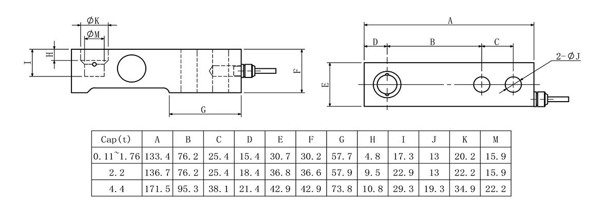 Weighing Cantilever Beam Load Cell
