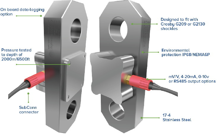 submersible tension link load cell