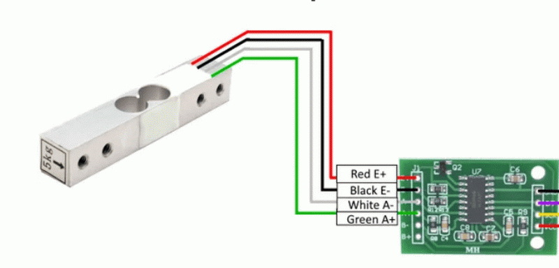  Assemble Load Cell with Hx7111