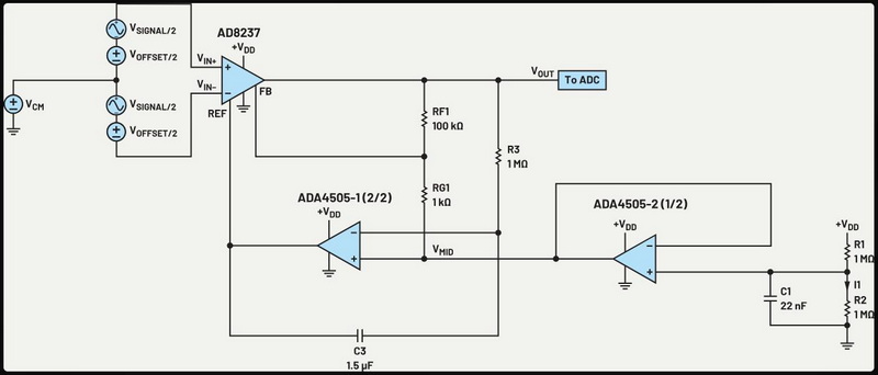 Um amplificador pode amplificar o sinal DC 1