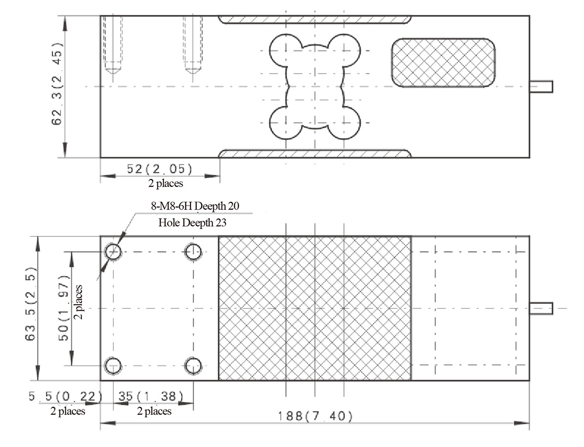 Economical Bending Beam Load Cell
