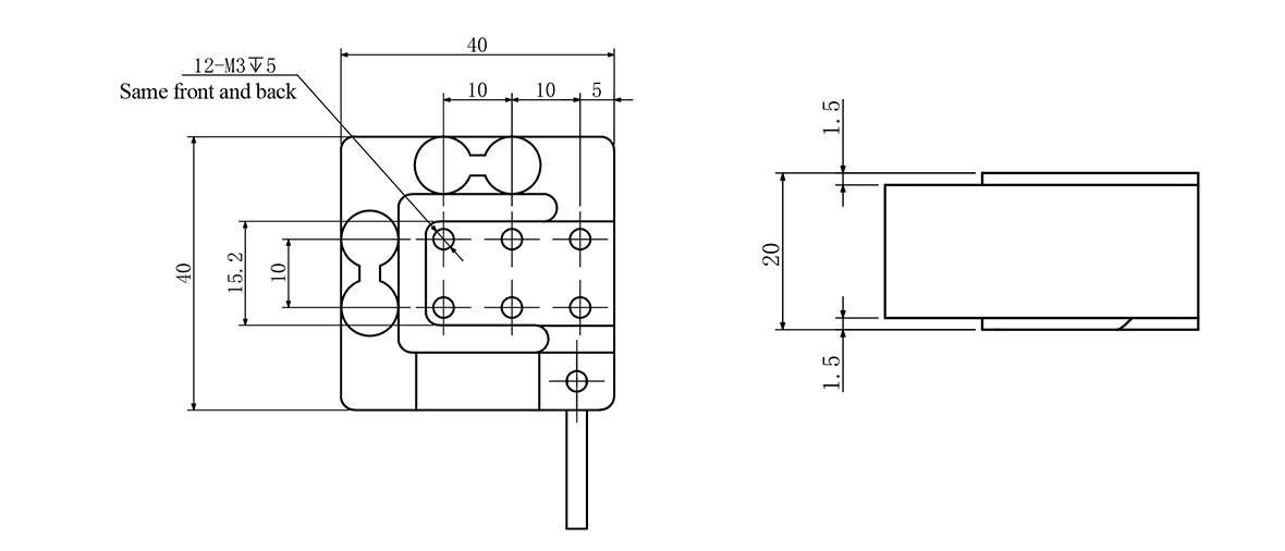 3 Axis Load Cell