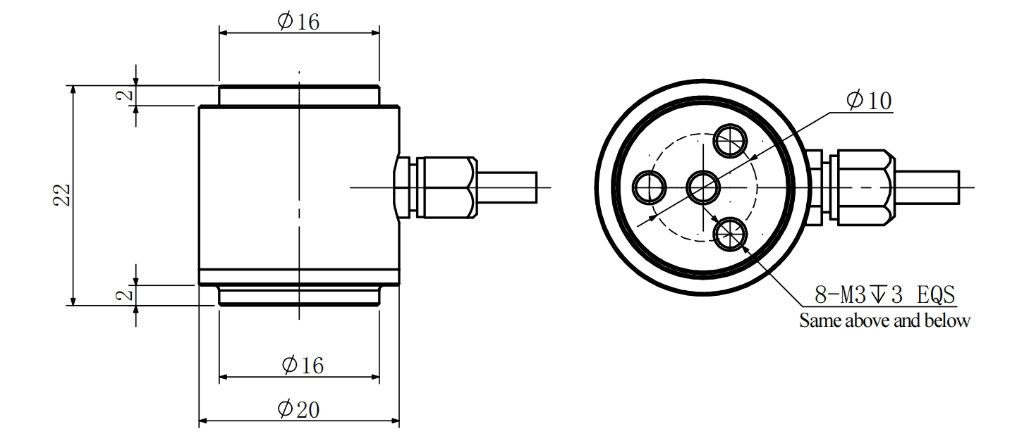 Stainless Steel Pillar Load Cell