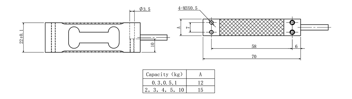 Aluminium Single Point Load Cell
