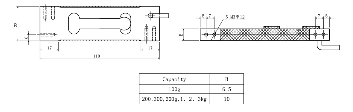 Platform Load Cell Sensor