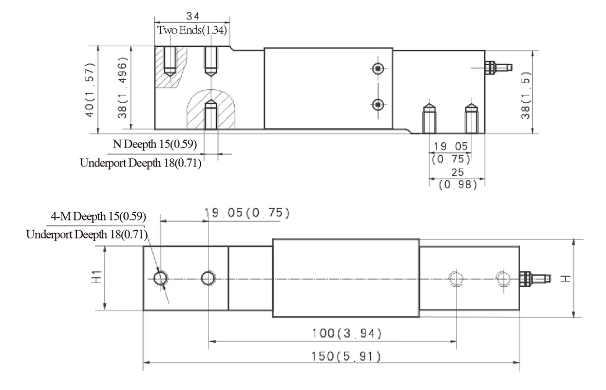 Platform Scale Bending Beam Load Cell